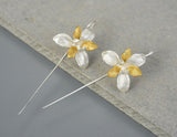 Iris Flower Earring Earring - FaunaFloral