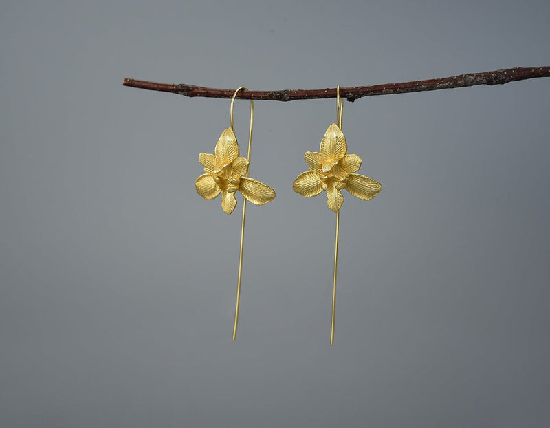 Iris Flower Earring Earring - FaunaFloral