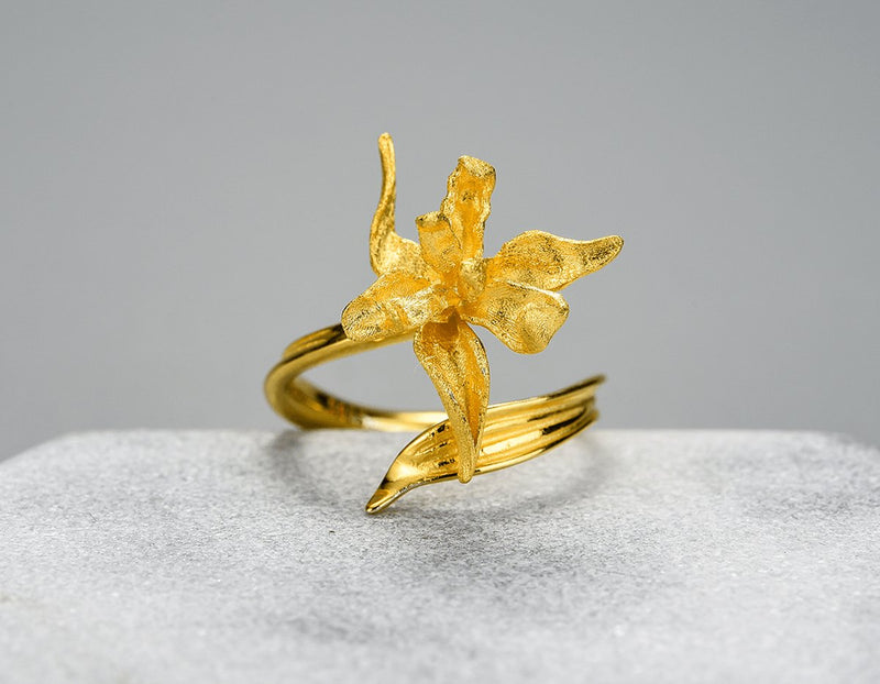 Iris Flower Ring Ring - FaunaFloral