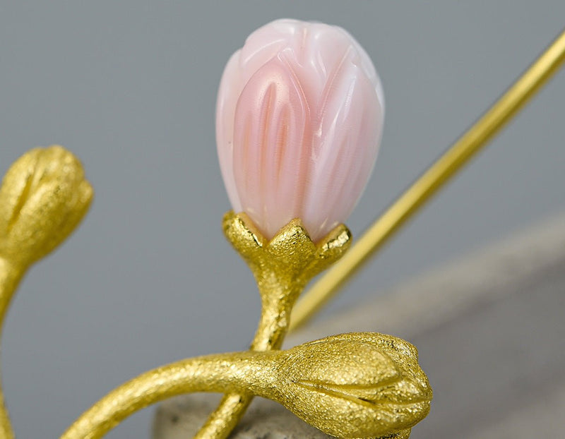 Jasmine Flower Pink Earring Earring - FaunaFloral