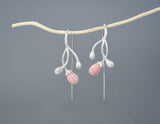 Jasmine Flower Pink Earring Earring - FaunaFloral