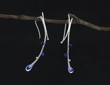 Lapis Tree Vines Earring Earring - FaunaFloral