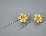 Lily Flower Earring Earring - FaunaFloral