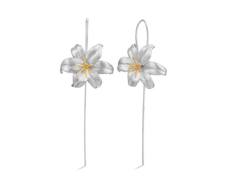 Lily Flower Earring Earring - FaunaFloral