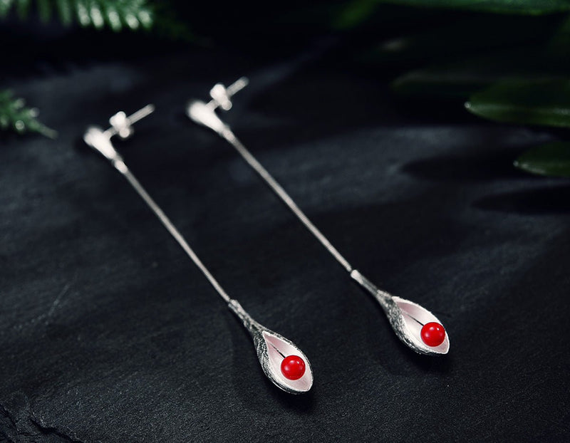 Long Elegant Earring Earring - FaunaFloral