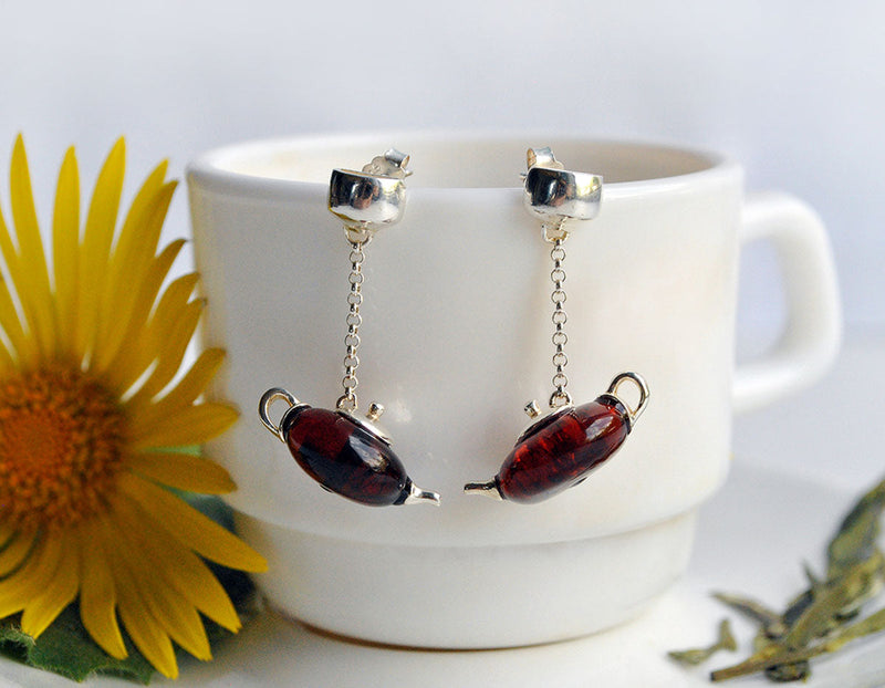 Teapot Earring