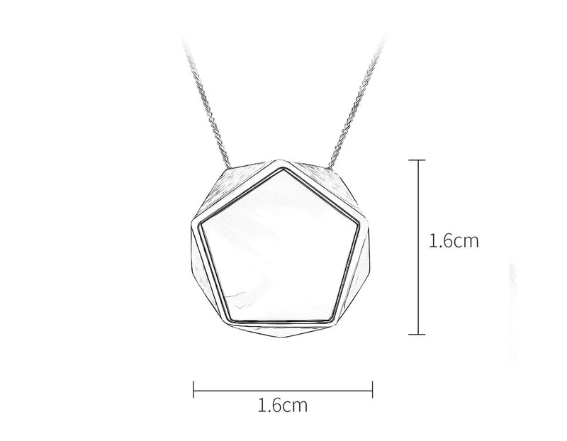 Pentagon Geometric Pendant