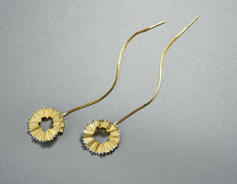 Pencil Shavings Dangle Earring