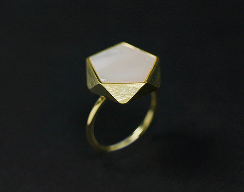 Pentagon Geometric Ring