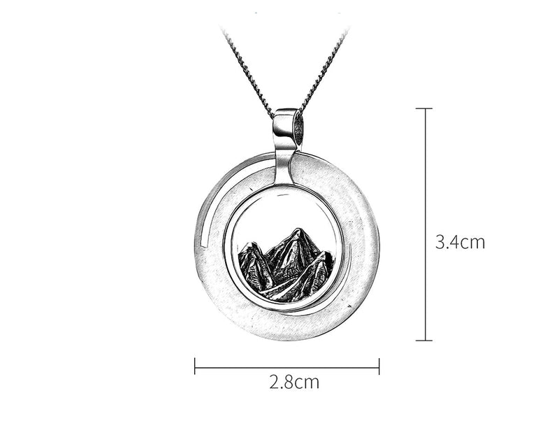 Oriental Element Mountain Pendant