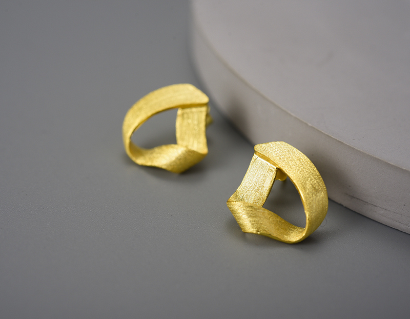 Tape Stud Earrings