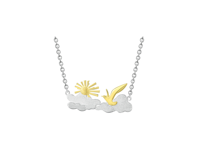 Sunrise Moment Bird Necklace