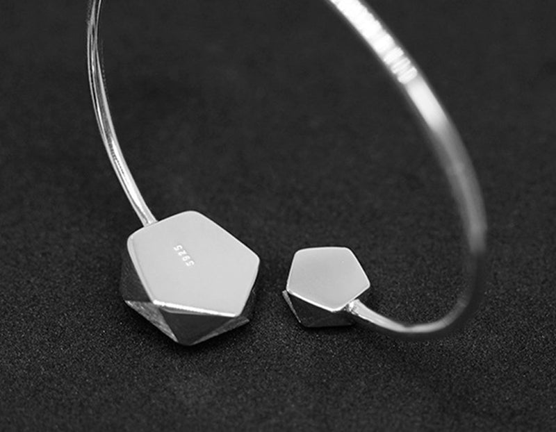 Pentagon Geometric Bangle