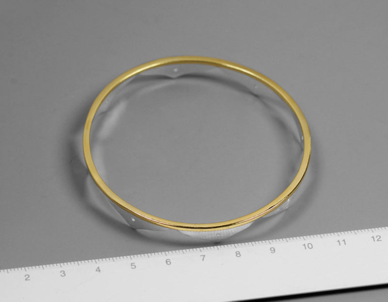 Lotus Flower Minimalist Bangle