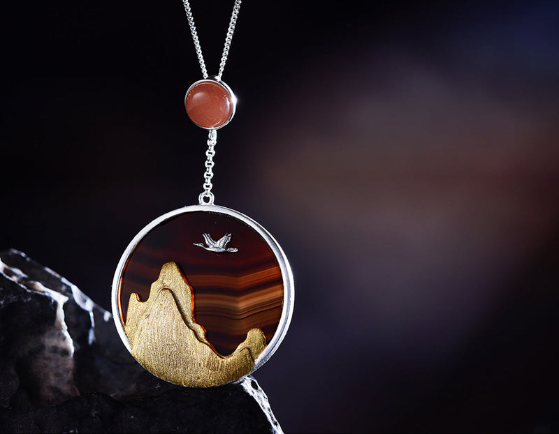 Sunset Mountain Pendant