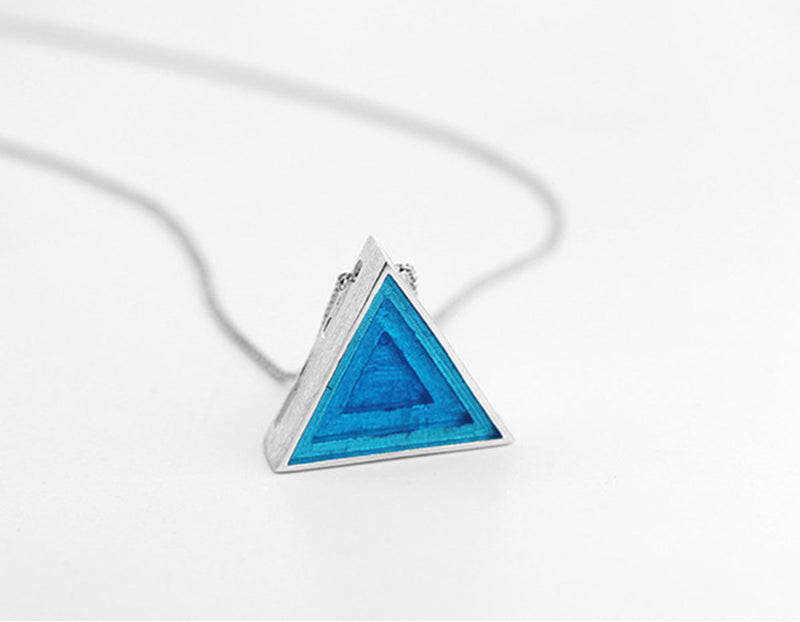 Triangle Epoxy Pendant