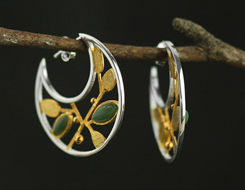 Spring in the Air Leaves Earring