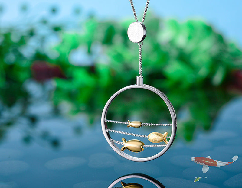 Swimming Fishes Pendant