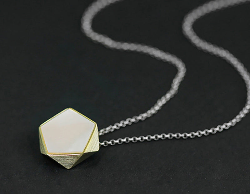 Pentagon Geometric Pendant