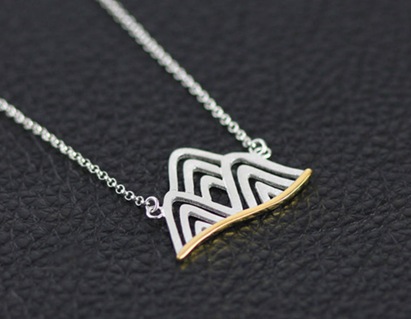 Mountain Symbol Necklace