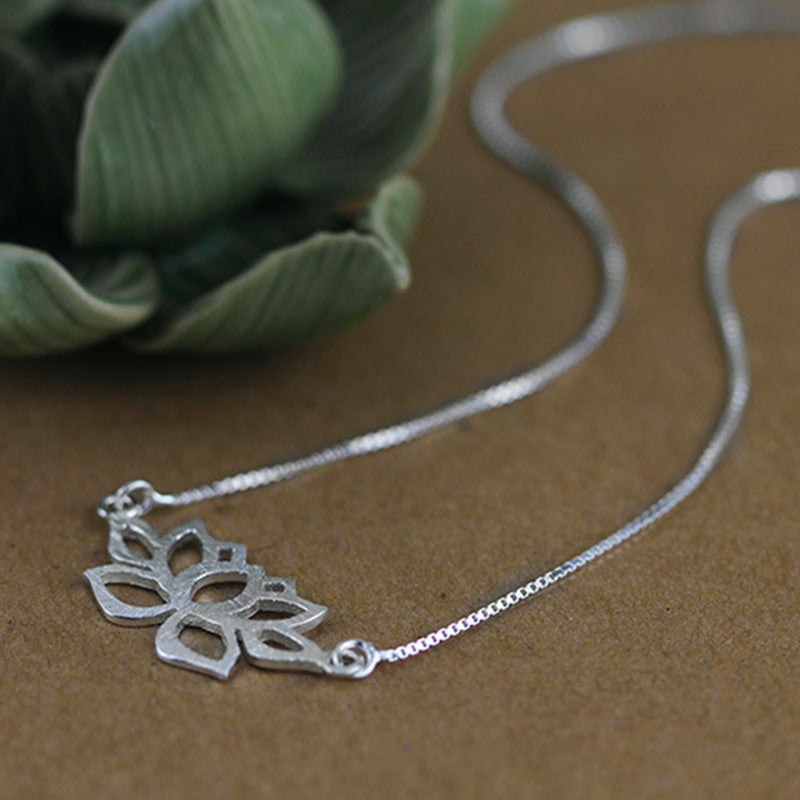 Lotus Symbol Necklace