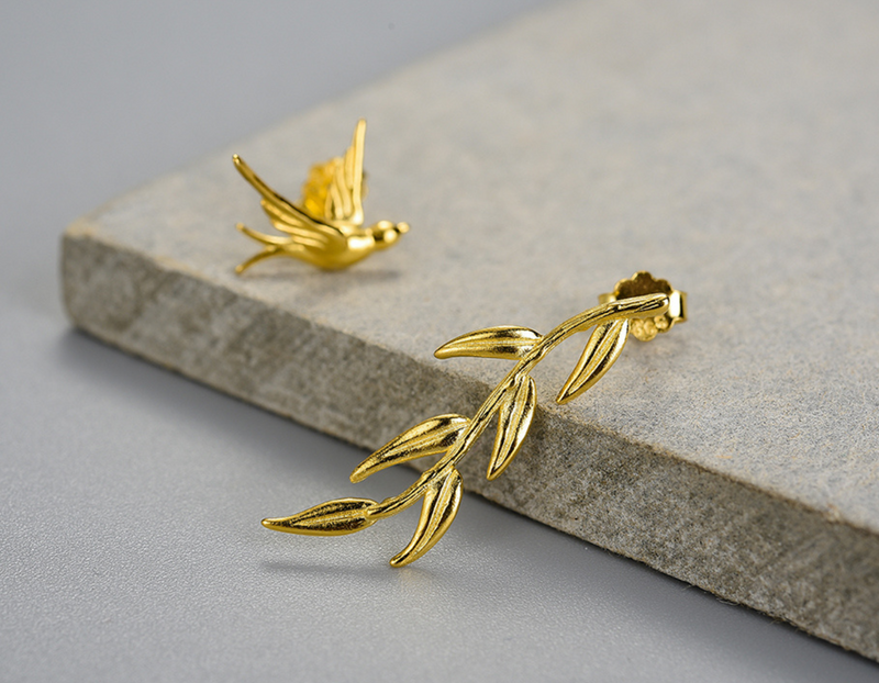 Swallow Willow Earring