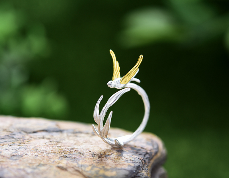 Swallow Willow Ring