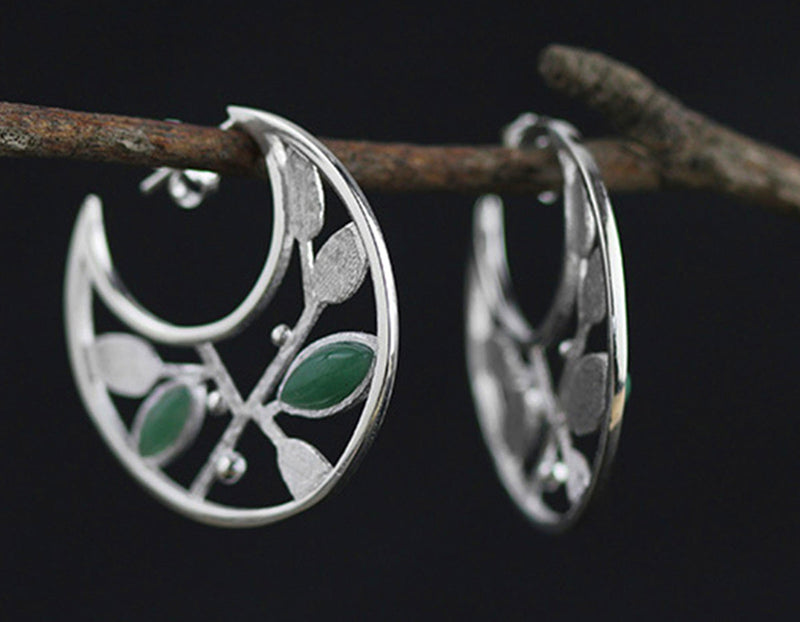 Spring in the Air Leaves Earring