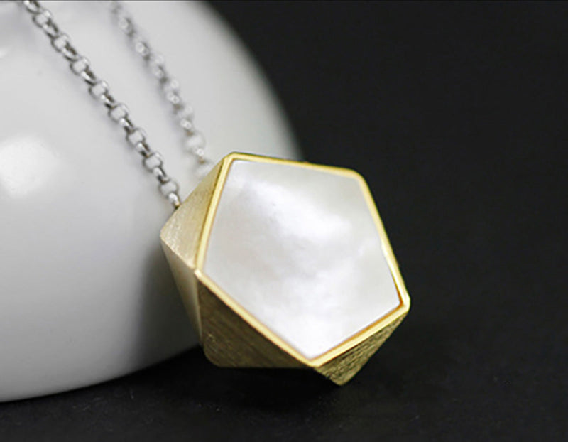 Pentagon Geometric Pendant