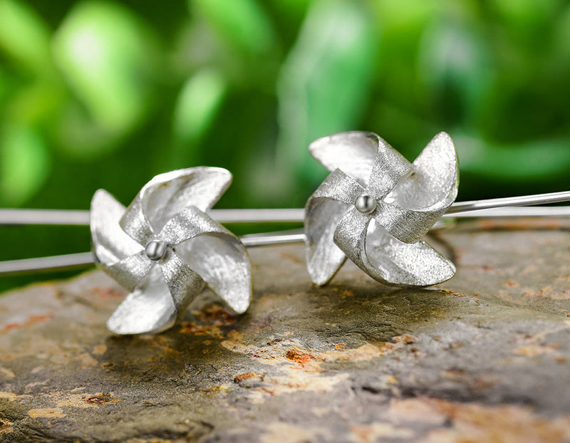 Rotatable Windmill Earring