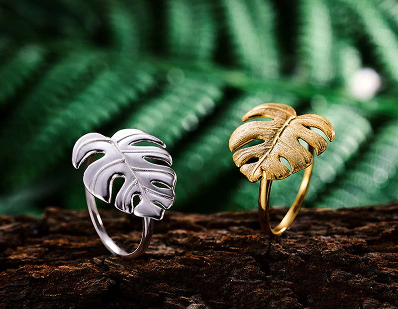 Monstera Leaf Ring