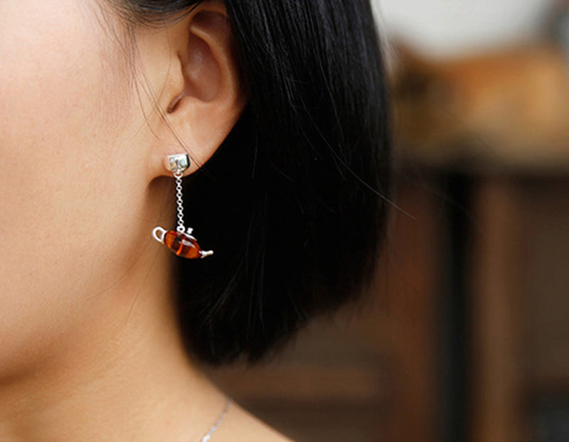 Teapot Earring