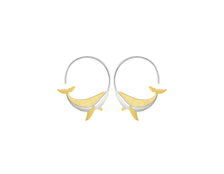 Whale Earring