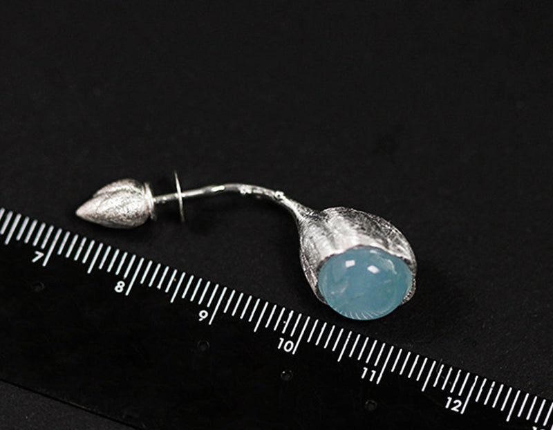 Lotus Bud Earring