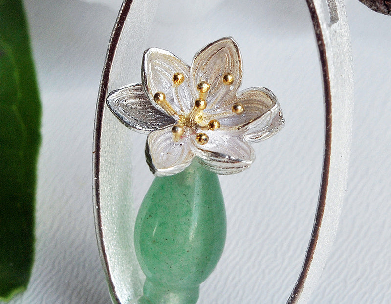 Lotus Whispers Vase Pendant