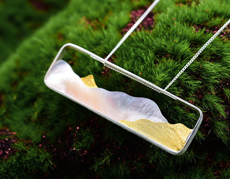 Sparkly Mountain Pendant