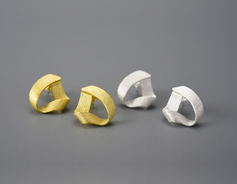 Tape Stud Earrings