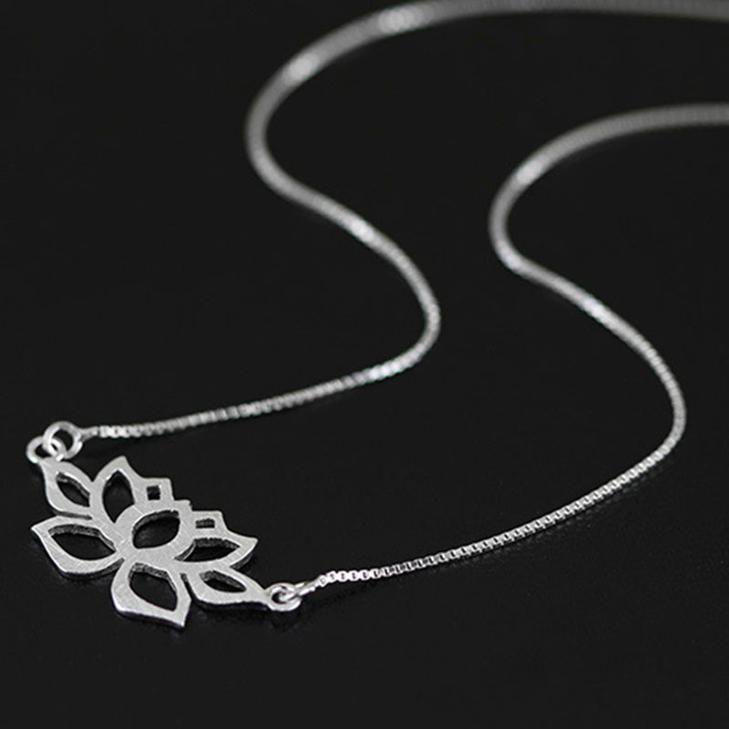 Lotus Symbol Necklace