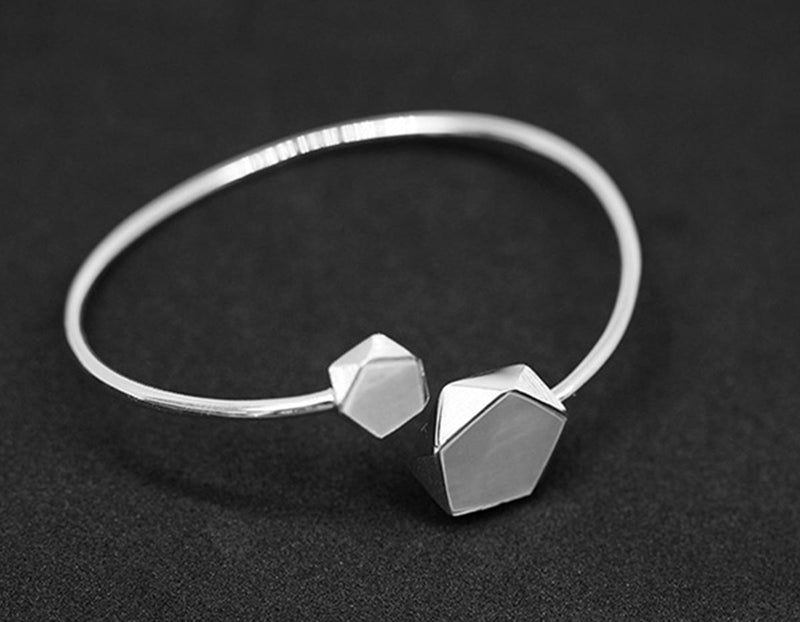 Pentagon Geometric Bangle