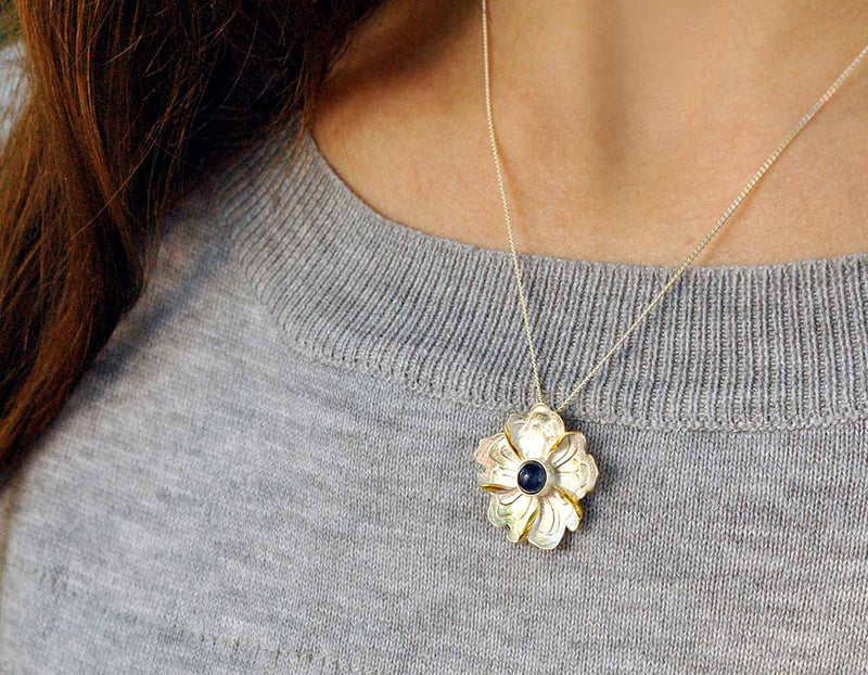 Peony Flower Pendant