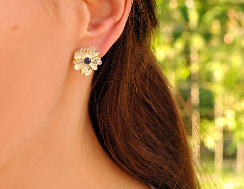 Peony Flower Earring