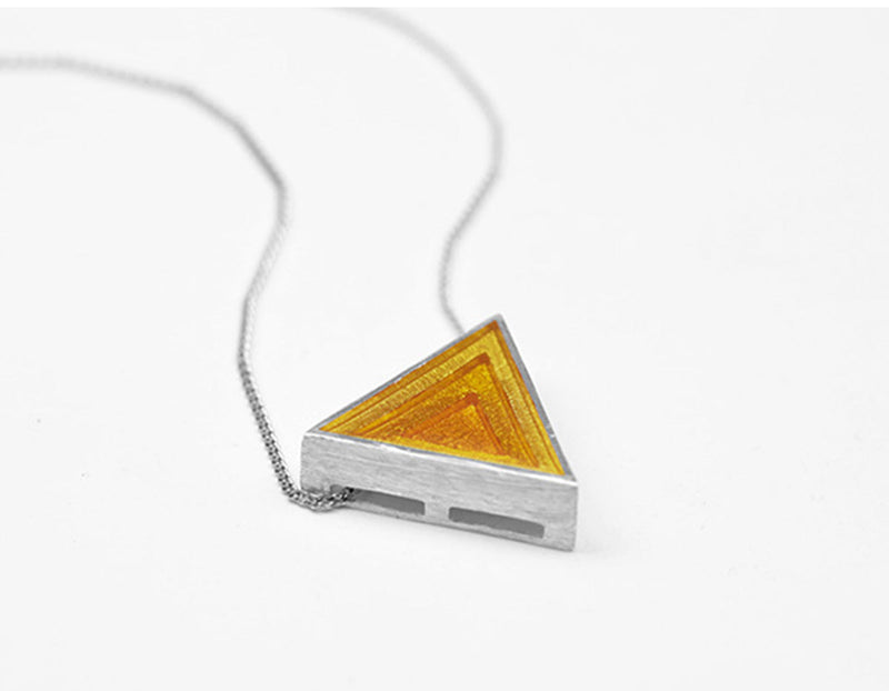 Triangle Epoxy Pendant