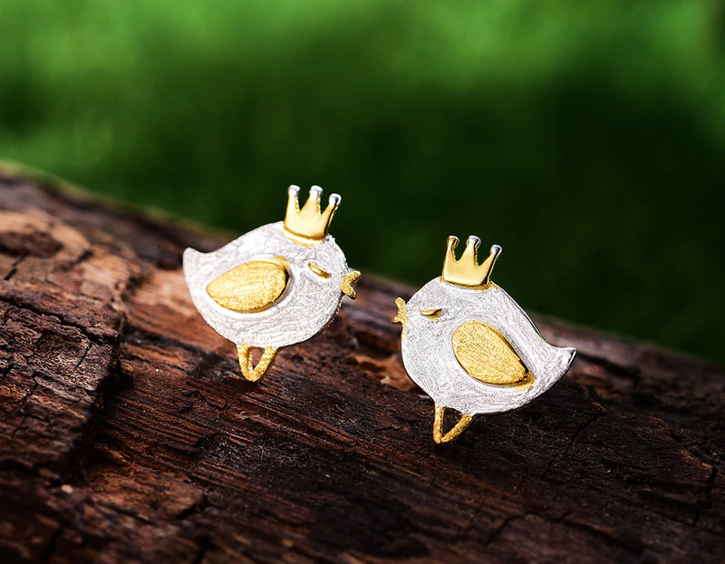 Princess Bird Stud Earring