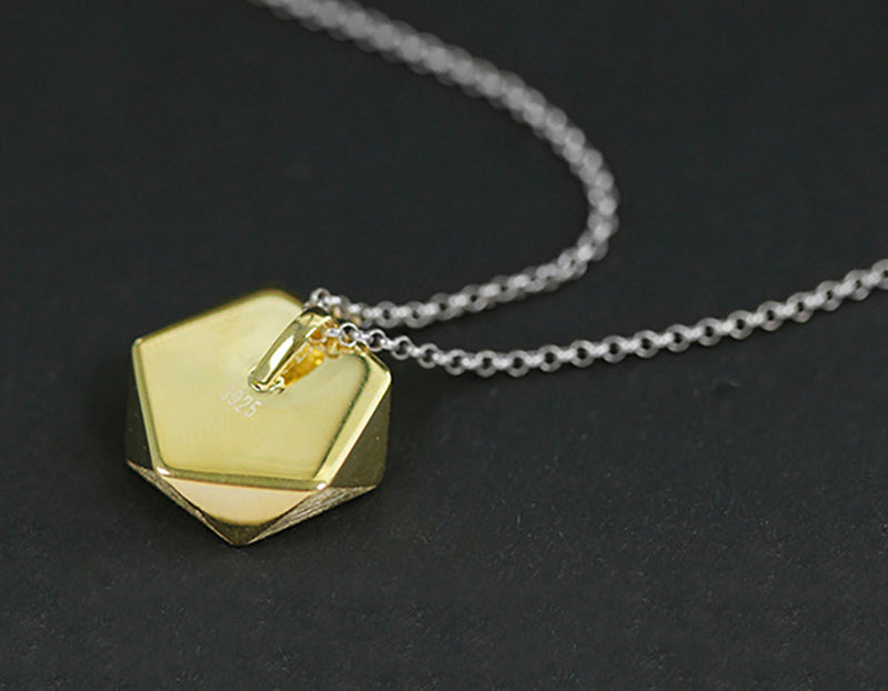 Pentagon Geometric Pendant