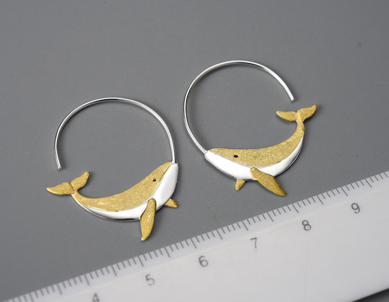 Whale Earring