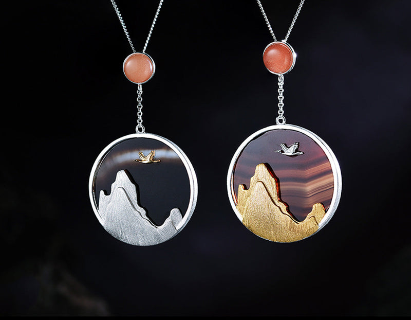 Sunset Mountain Pendant