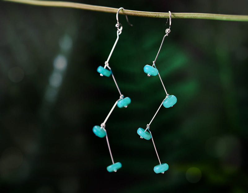 Swaying Amazonite Earring