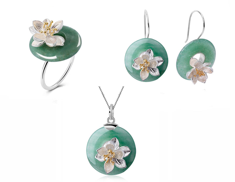 Lotus Whispers Jewelry Set