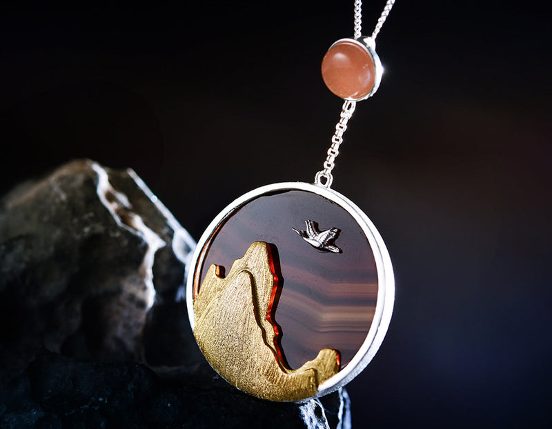 Sunset Mountain Pendant