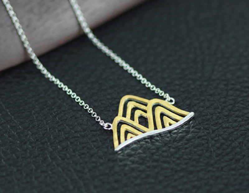 Mountain Symbol Necklace